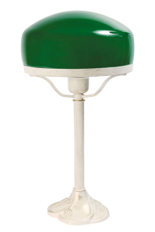 Zielono-biała lampa grzybkowa - Ateny